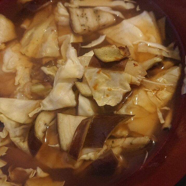 アサリ醤油スープ